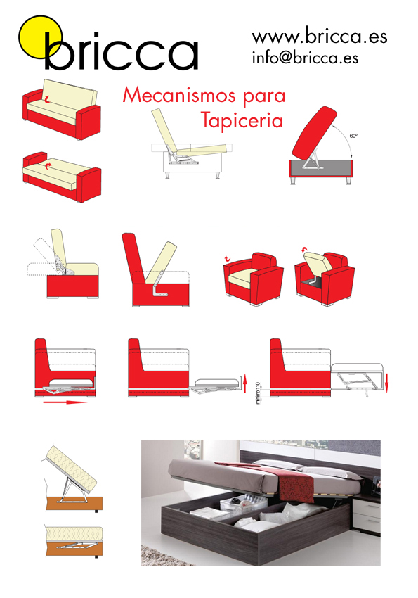 Patas para sofas, camas, muebles. - Blog de bricca