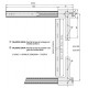 Guia para puerta corredera oculta 400