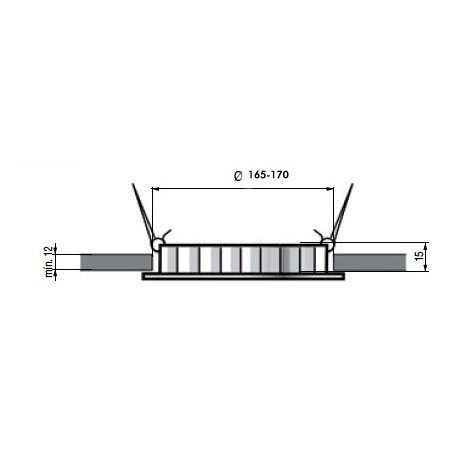 Foco de led embutir techo 