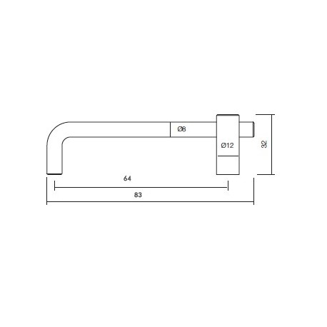 Tirador asa acero inox