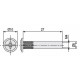 Tornillo y casquillo de union M4