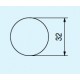 Bisagra recta cazoleta de 26mm para cristal