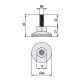 Pata niveladora para muebles M8 L43mm