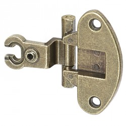 Bisagra rustic con remate cazoleta 35