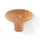 Pomo madera redondo