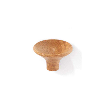 Pomo madera redondo
