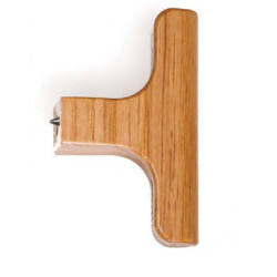 Pomo madera redondo