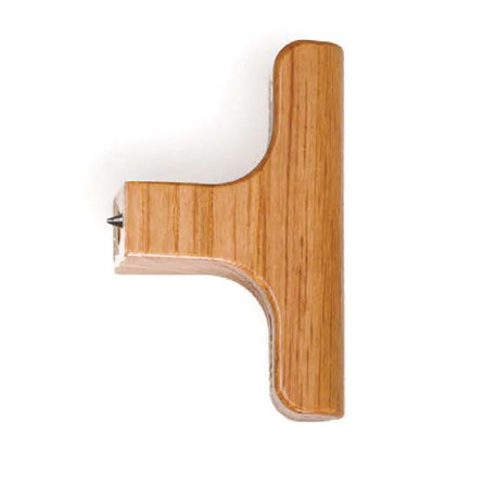 Pomo madera redondo