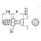 Perno para Herraje de unión excéntricas