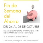 Fin de semana del ahorro