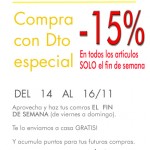 -15% Solo el fin de semana