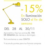 15% descuento en iluminación