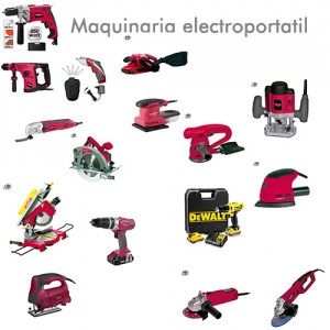 Maquinaria electroportatil